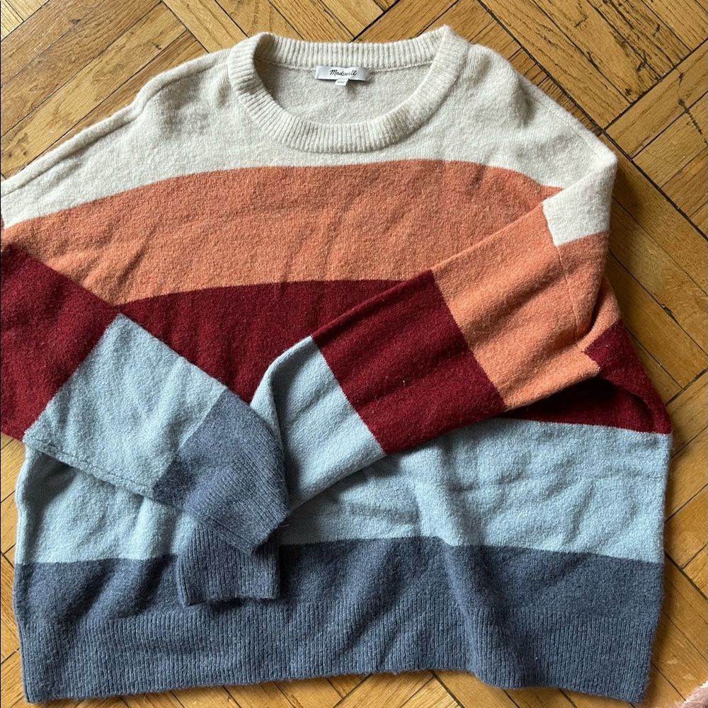 Madewell striped soft sweater